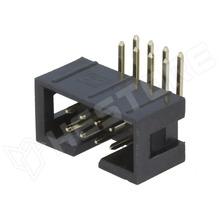 ZL231-08KG / Szalagkábel csatlakozó, apa, aljzat, 90°, 2.54mm, 2x4, Pólus: 8 (DC3-8P-90)