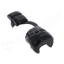 HEYCO-1504 / Laposkábel tehermentesítő, SR 33-1, AWG16, AWG14, fekete (HEYCO)