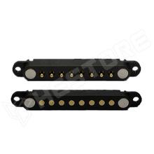 MGNTCON254-PAIR-8P-PM / Mágneses csatlakozó pár, 8 pólusú pogo pin, 2.54mm, panelre szerelhető