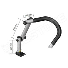 KIT-1S-WF / Easy-Click 60, 2 pontos alumínium elszívókar, ferde és elzáró szeleppel (T0053657999N / WELLER)