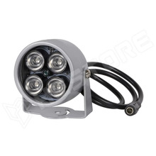 IR4-CCTV-LIGHT / Infra LED lámpa, kamerához kiegészítő megvilágítás, 60°, 850nm, 12V DC, 5.5x2.1mm