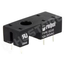 GD35 / Relé foglalat, 5pin, 3.5mm, 12A, 300VAC, THT (GD35 / RELPOL)