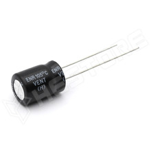 BIP100B100M12D08 / Kondenzátor, bipoláris, elektrolit, 10µF, 100V, Ø8 x 12mm, 3.5mm