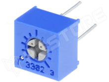 3362P-1-502 / Trimmer potenciométer, beépíthető, egyfordulatú, fekvő, 5kΩ, 500mW (3362P-1-502)