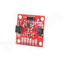 SF-MAX30101-QWIIC / MAX30101 alapú Pulzoximéter (SpO2) és pulzusszám (HR) mérő modul, vörös, infravörös, zöld LED-el, I2C, FIFO buffer (SEN-16474 / SPARKFUN ELECTRONICS INC.)