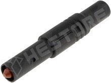 LASSG-SW / Banándugó, 4mm+burk., 24A (HIRSCHMANN T&M)