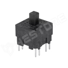 MEC15451 / Mikrokapcsoló TACT, DPST-NO + DPST-NC, 0.025A, 120VDC, THT, ON-ON (15451 / MEC)