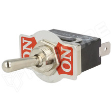 KN3(C)102AP / Kapcsoló, billenő, 2 stabil pozíció, SPDT, ON-ON, 10A/250V AC, 6.3mm saru