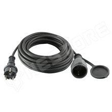 NV7-20/GY / Hosszabító, kültéri, gumikábel, H05RN-F (GT), 3x1.5mm2, 20m