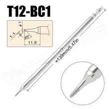 T12-BC1 / Pákahegy, ferde végű, 1mm, T12 és 936 típusú forrasztópákához