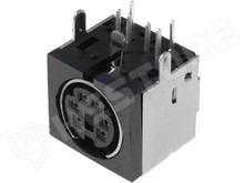 MDC-206 (PS-2) / Mini DIN aljzat, 6 pólus (VG05007-6P)