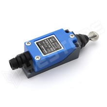 ME-8112 / Végálláskapcsoló, fém görgős nyomócsapos, 1NO+1NC, IP65, 5A/250V AC