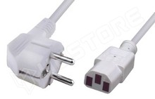 N5-GY / Hálózati csatlakozó kábel, szürke, IEC C14 (BQ CABLE)