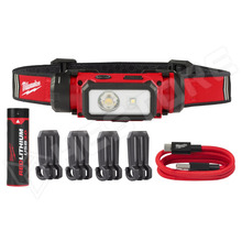 MW-4933479963 / Milwaukee L4HL2-301 USB újratölthető fejlámpa, 600 lumen, 3Ah (4933479963 / Milwaukee)