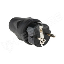 YC-DA-32Z-BLK / Hálózati dugó, 2P+E, 250V, 16A, CEE 7/7, IP44