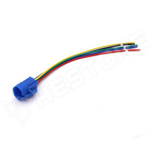 SOCKET-V16, Foglalat vezetékkel, 5 pólus, V16-es nyomógomb sorozathoz, 130mm, 0.3mm2