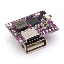 IP5310-3A-M / Li-ion akkumulátor töltő és step-up (boost) modul, 5V 3A, USB-C