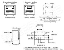 1x9V 22VA 230V / Transzformátor EI60-21 (MYRRA-44433 / MYRRA)