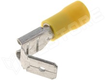 ST-020/YE / Szigetelt késes aljzat és dugó, sárga (NINIGI)