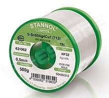 Sn99Cu1 1,5mm 1000g / Forrasztóón, STANNOL HF32 (STANNOL)