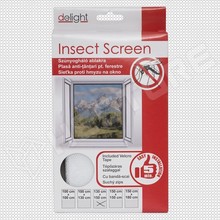 11601WH / Szúnyogháló ablakra, 100x130 cm, fehér