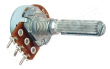 POM16 LOG 50K A / Potenciométer, 6mm tengely