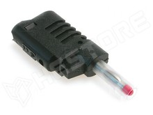 PJ1086B / Banándugó, 4mm, burk., csavaros (ELECTRO-PJP)