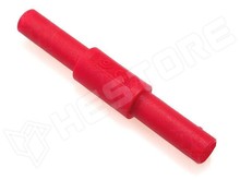 PJ3310R / Banán aljzat-aljzat, 4mm, 10A, piros (ELECTRO-PJP)