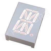 PSC08-11EWA / LED kijelző, alfanumerikus, piros, 20mm, 7.7mcd, közös katód (KINGBRIGHT ELECTRONIC)