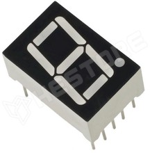 RA56-R7 / LED kijelző, 14 mm, piros, fekete előlap, Common Cathode