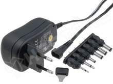 RC-1000 / Adapter, hálózati, 3....12V/1000mA  stab. (VARIOUS)