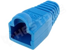 RJ45B - BLUE / Törésgátló védőburkolat RJ45 dugóhoz, kék (DS1124-03-PU 8P BLUE)