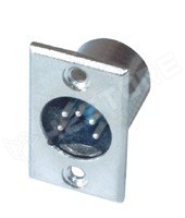 S-25K-5M / XLR dugó, beépíthető, 5 pólusú