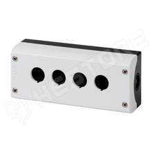 M22-I4 / Ház, 4 férőhelyes tokozat, 22mm, IP67, 80 x 186 x 56mm, szürke (M22-I4 / 216539 / EATON ELECTRIC)