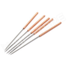 SSN-100 / Furat és nozzle tisztító tű készlet, rozsdamentes rugóacél, réz fogantyú, 1mm, 5db/készlet