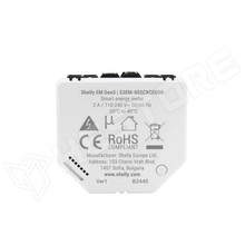SHELLY-EM50-R3 / Shelly EM Gen3 egyfázisú, 2 áramkörös fogyasztásmérő modul, 1 db 50A áramváltóval (FG3800235261873 / SHELLY)