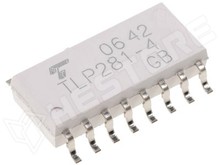TLP281-4 / Optocoupler, 4 channel, 80V, transistor, SMD (TLP281-4 / TOSHIBA)