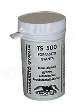 TS 500 / Forrasztó gyanta, 50g-os kiszerelés (WOLF)