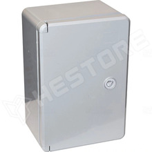 STI1701 / Műanyag elosztószekrény, 350x250x150mm, IP65, ABS, fém szerelőlappal (STI1701 / Stilo)