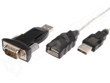 USB2.0-RS232 / Adapter USB 2.0 - RS232 DB9M (DIGITUS)