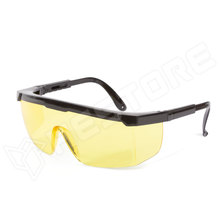 H10384YE / Professzionális védőszemüveg szemüvegeseknek, UV védelemmel - sárga (10384YE / HANDY)