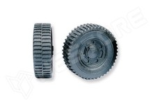 W5652PE / Fekete műanyag kerék, D= 44 mm