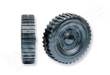 W5655PE / Fekete műanyag kerék, D= 56 mm