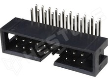 ZL231-20KG / Szalagkábel csatlakozó, apa, aljzat, 90°, 2.54mm, 2x10, Pólus: 20 (DC3-20P-90)