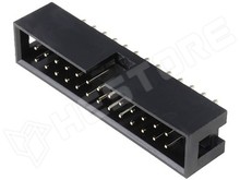 ZL231-26PG / Szalagkábel csatlakozó, apa, aljzat, egyenes, 2.54mm, 2x13, Pólus: 26 (DC3-26P)