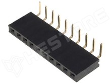 ZL263-10SG / Aljzat, 90°, 10 pin (NINIGI)