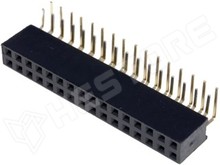 ZL263-32DG / Aljzat, 90°, 2x16 pin (NINIGI)