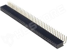 ZL263-80DG / Aljzat, 90°, 2x40 pin (NINIGI)