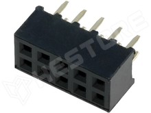 ZL265-10DG / Tüskesor aljzat, egyenes, 2x5 pin, RM2 (DS1026-05-2*5S8BV / NINIGI)