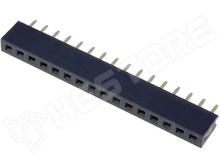 ZL265-16SG / Tüskesor aljzat, egyenes, 1x16 pin, RM2 (NINIGI)